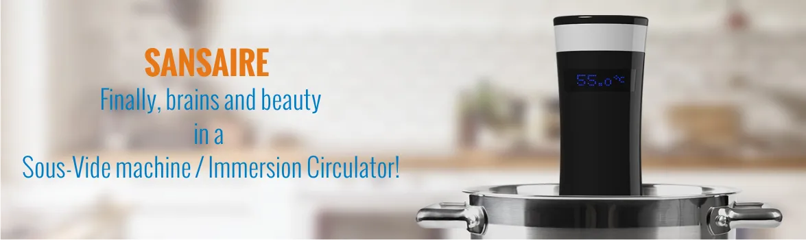 SANSAIRE - Finally, brains and beauty in a Sous-Vide machine / Immersion Circulator